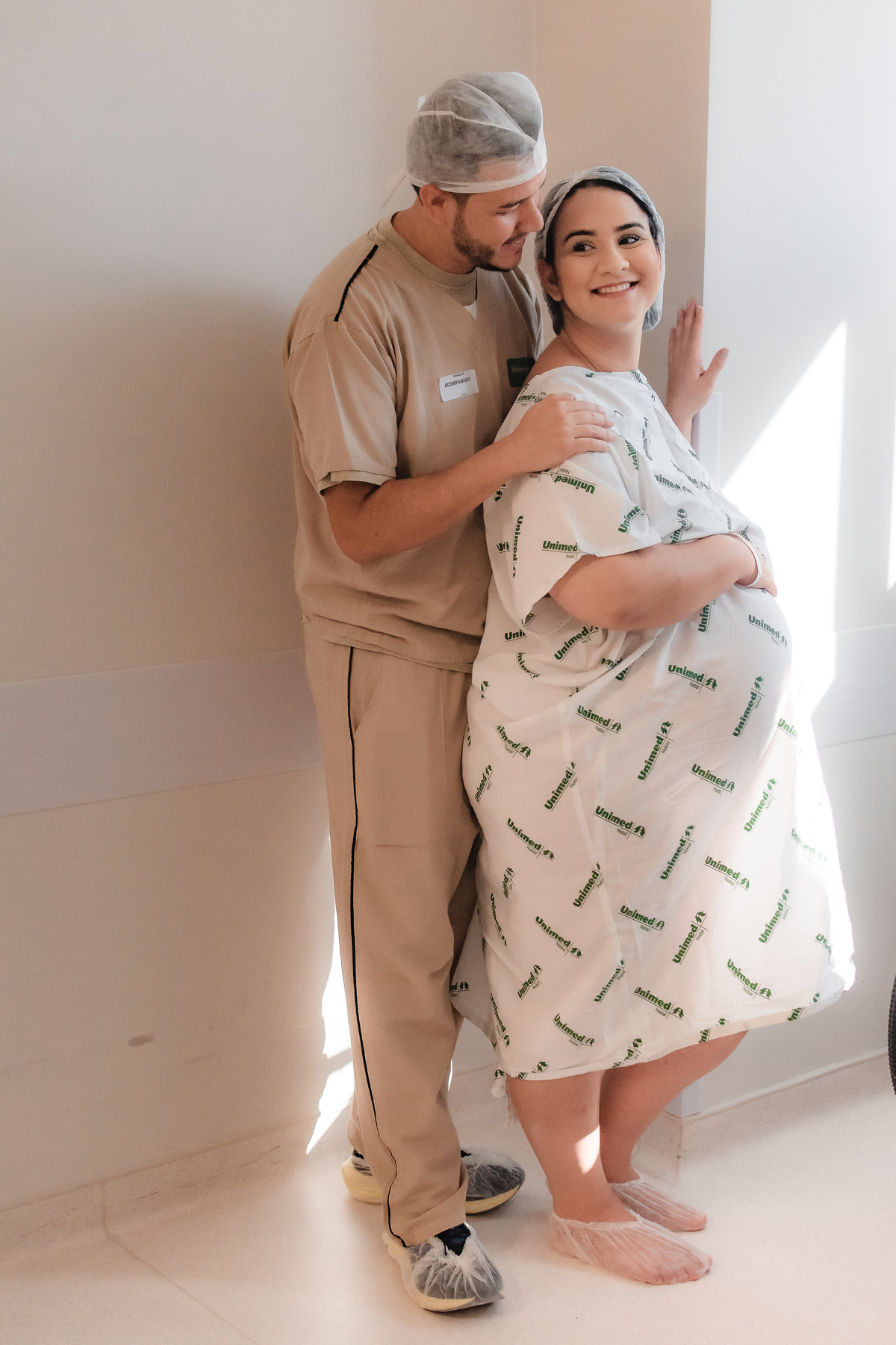 foto de parto em natal rn - a despedida da barriga no centro cirúrgico