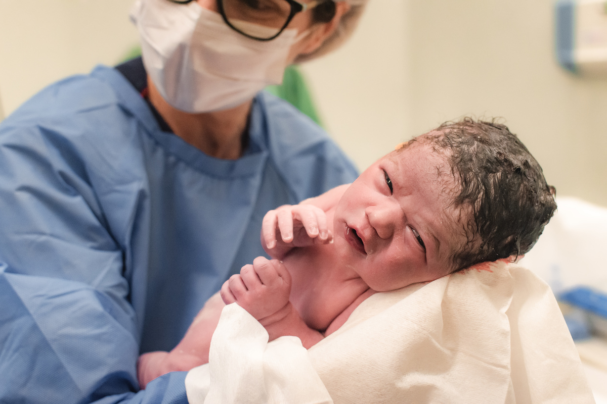 foto de aprto em natal rn - o bebê nasceu