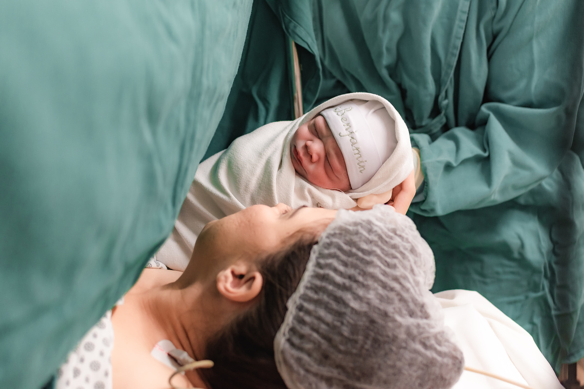 foto de parto por andré pontes - admiração de mãe