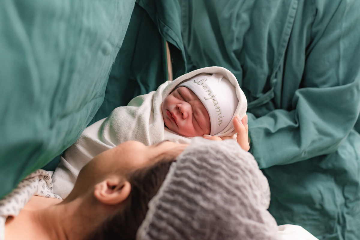 foto de parto por andré pontes - admiração de mãe