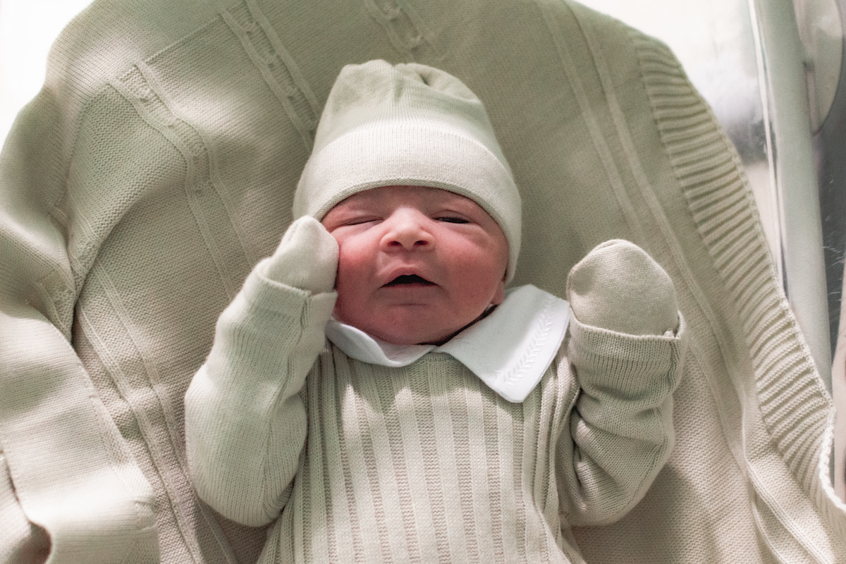 foto de parto em Natal por André Pontes - bebê recém nascido