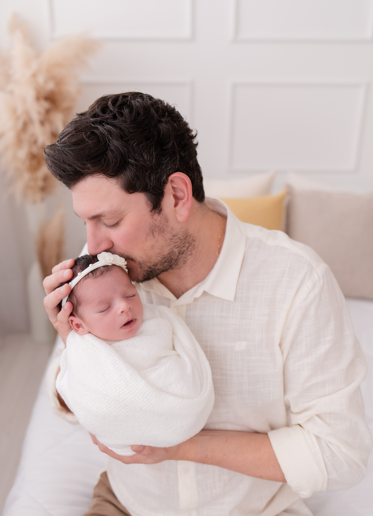 ensaio newborn em estúdio recém nascida em bento gonçalves ana