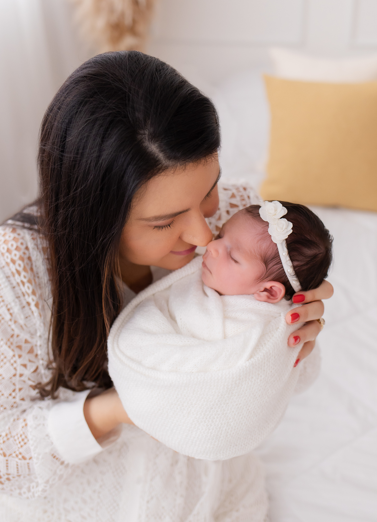 ensaio newborn em estúdio recém nascida em bento gonçalves ana