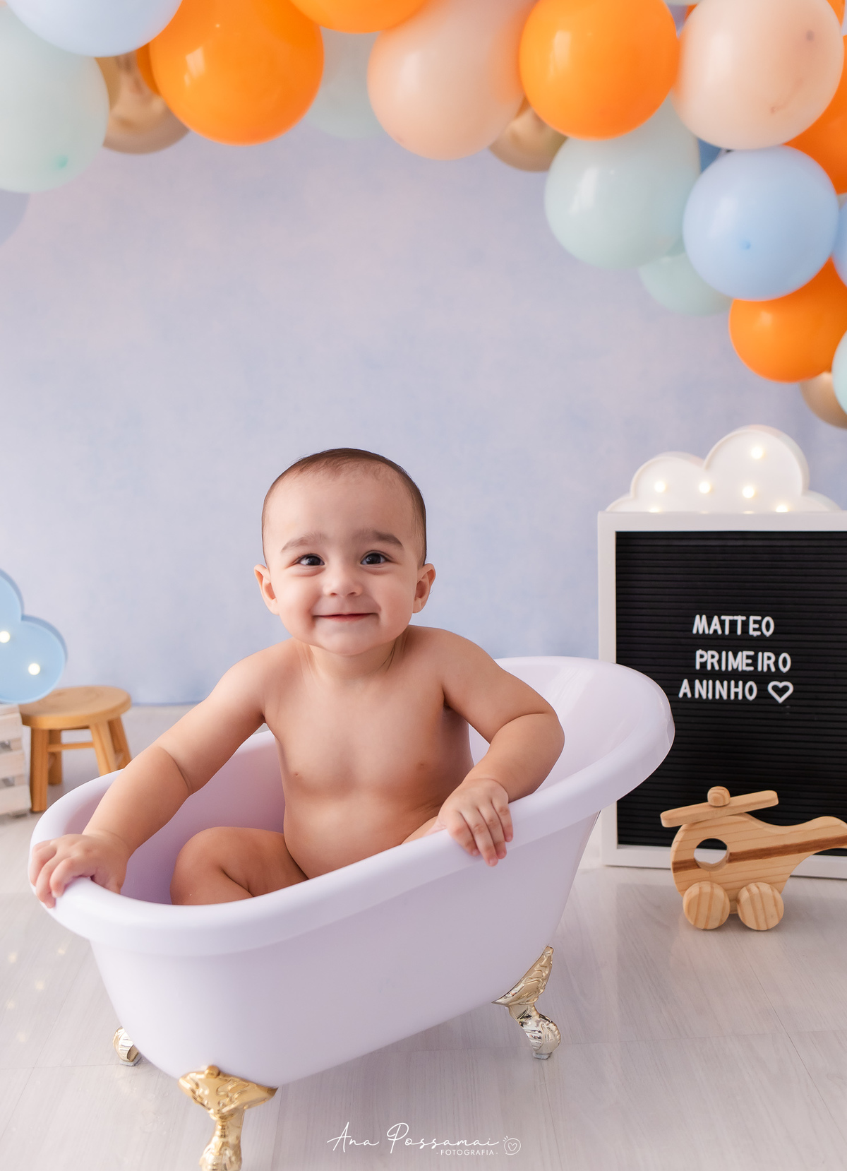 ensaio smash the cake ensaio de um ano do bebê com balões e bolo em bento gonçalves por ana possamai fotografia 