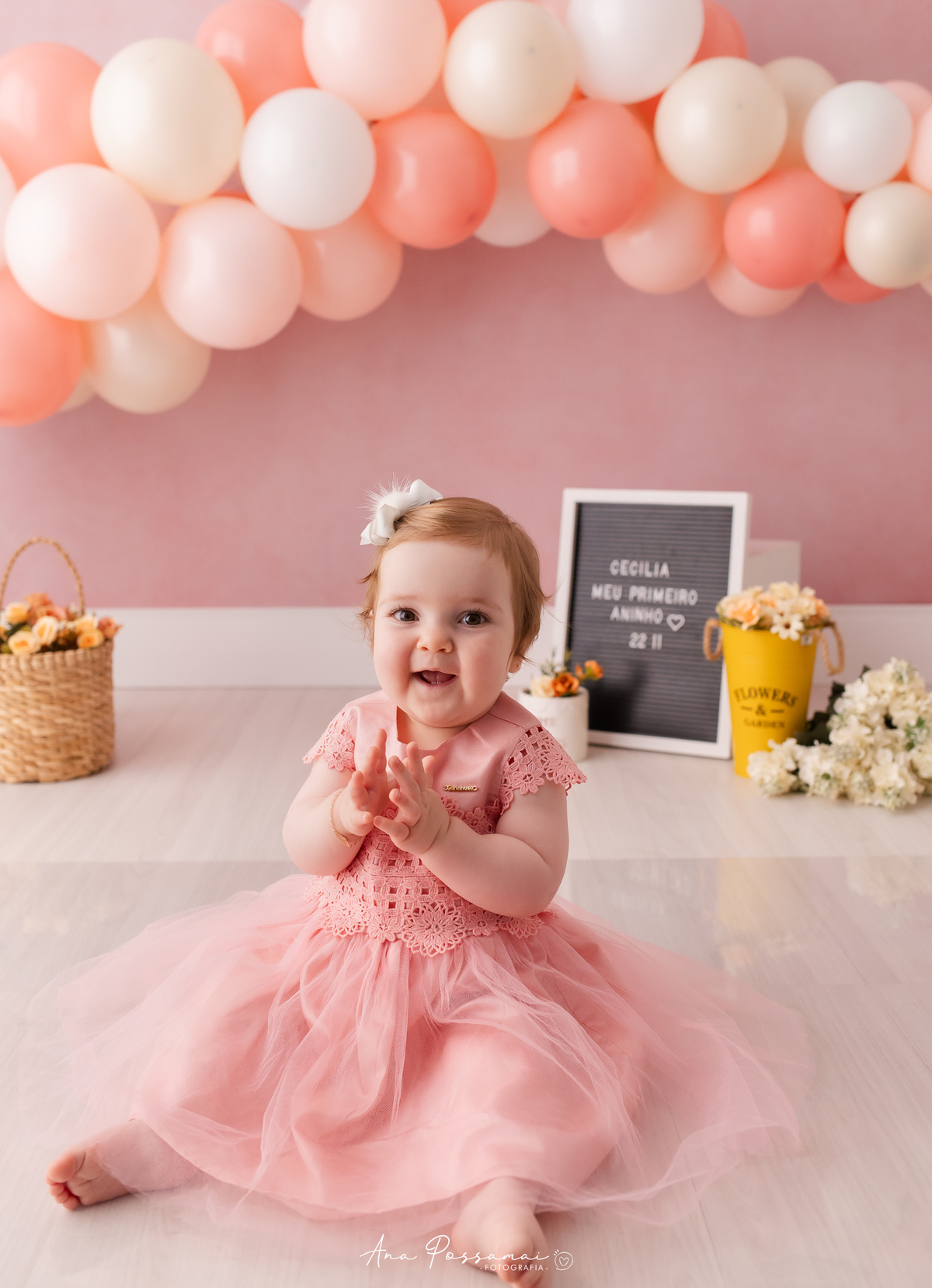 ensaio smash the cake ensaio de um ano do bebê com balões e bolo em bento gonçalves por ana possamai fotografia 