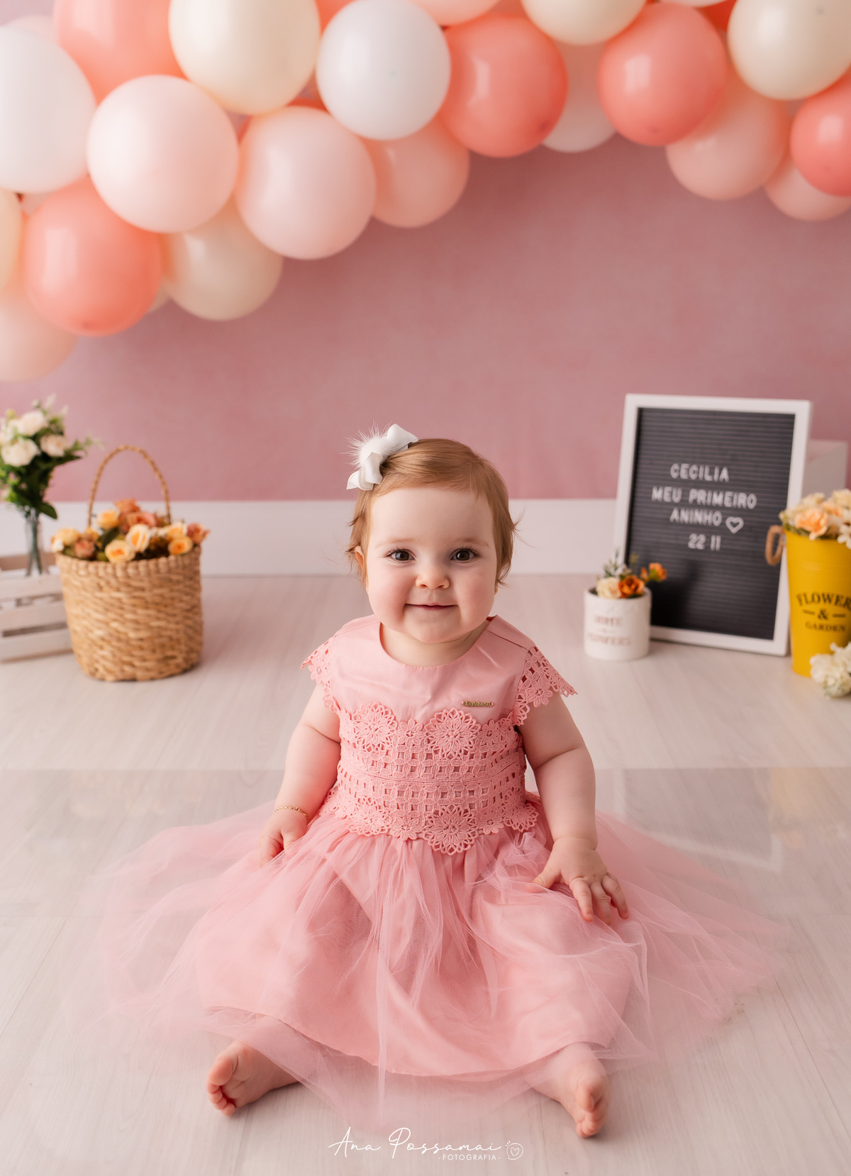 ensaio smash the cake ensaio de um ano do bebê com balões e bolo em bento gonçalves por ana possamai fotografia 