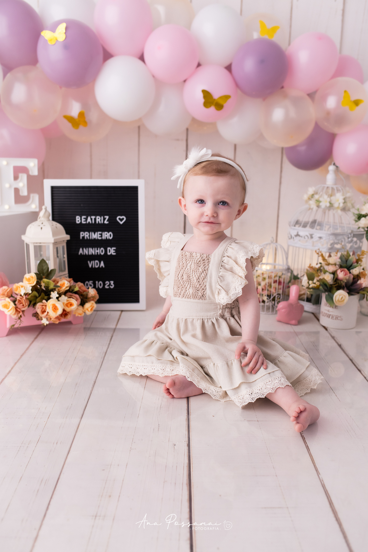 ensaio smash the cake ensaio de um ano do bebê com balões e bolo em bento gonçalves por ana possamai fotografia 