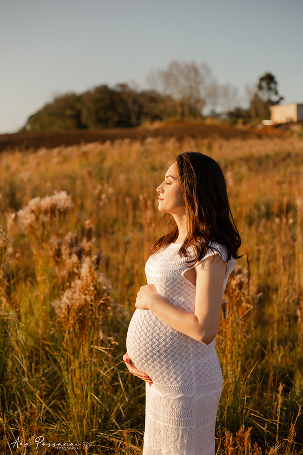 ensaio gestante em bento gonçalves alto das videiras ana possamai fotografia com pet