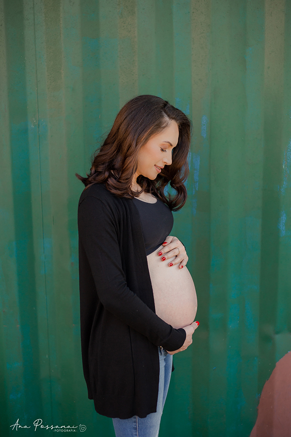 ensaio gestante em bento gonçalves villa michelon ana possamai fotografia com pet