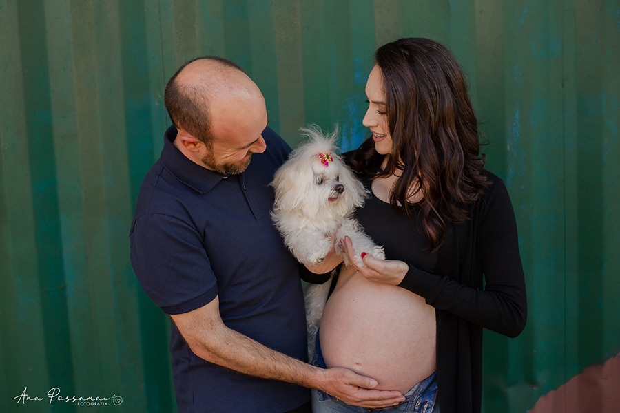 ensaio gestante em bento gonçalves villa michelon ana possamai fotografia com pet