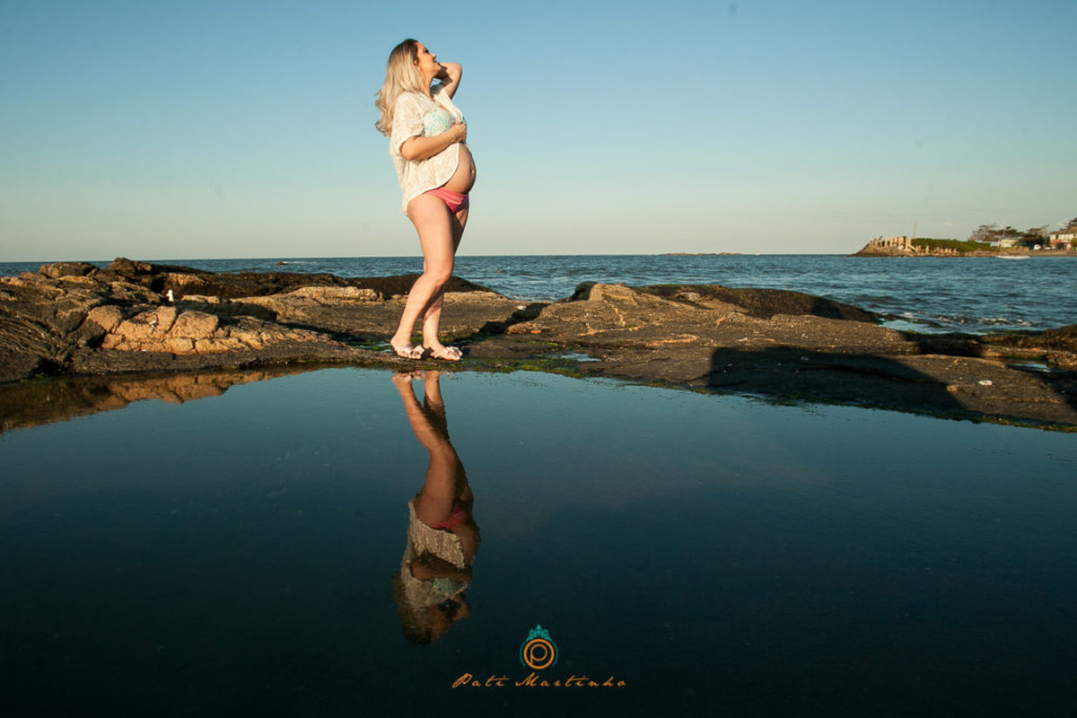 book de gestante na praia, itapoa, carla joel melissa