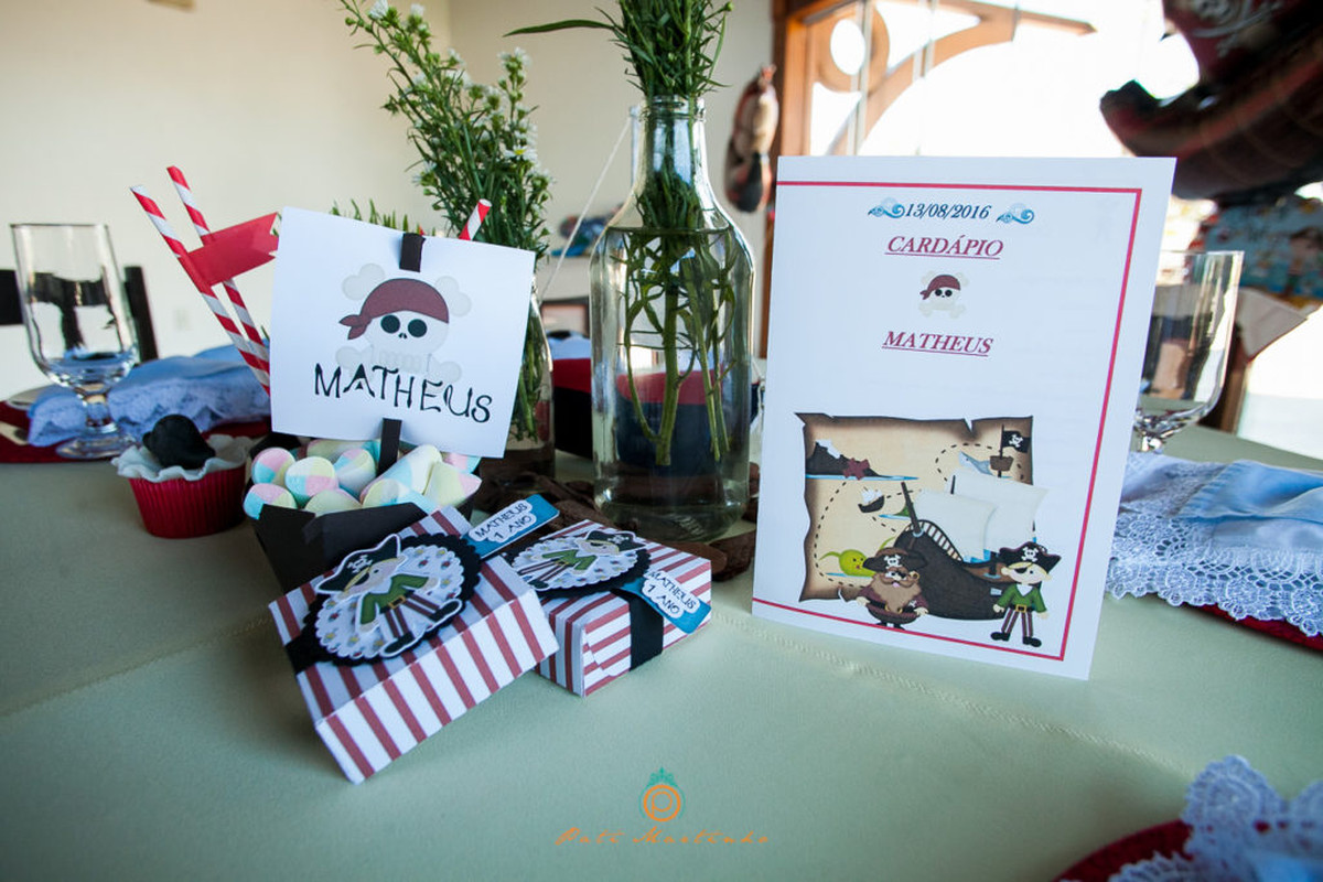 Fotografa de Aniversario de crianca, infantil Matheus – 1 ano, tema de pirata infantil 