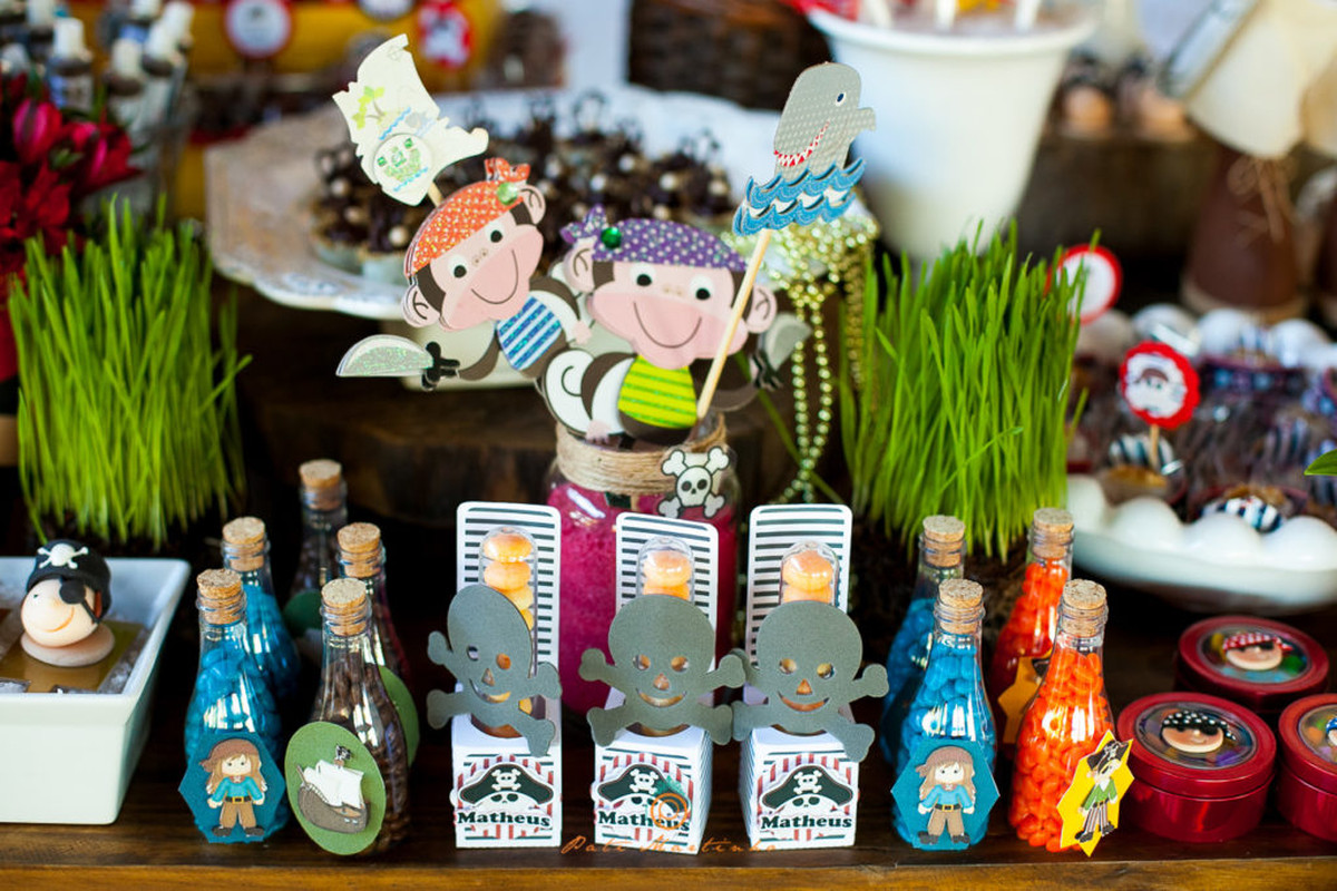 Fotografa de Aniversario de crianca, infantil Matheus – 1 ano, tema de pirata infantil 