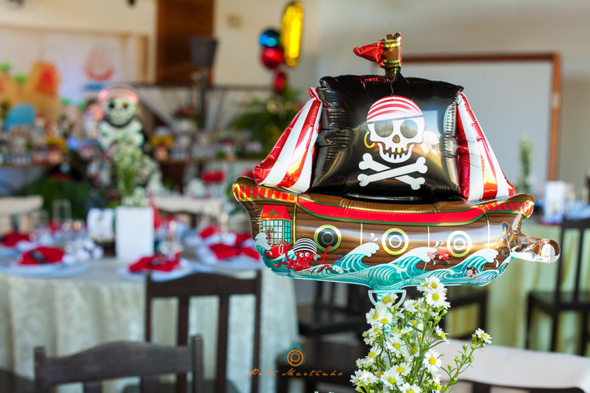 Fotografa de Aniversario de crianca, infantil Matheus – 1 ano, tema de pirata infantil 