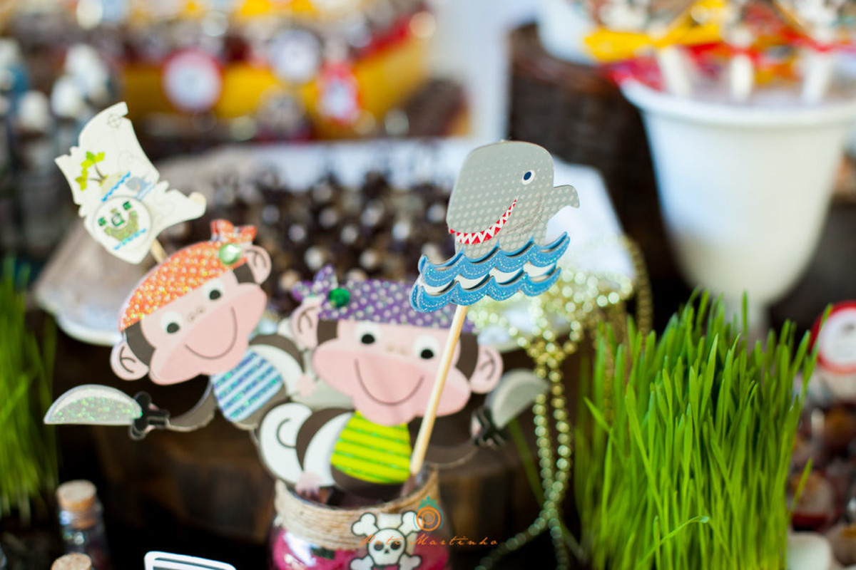 Fotografa de Aniversario de crianca, infantil Matheus – 1 ano, tema de pirata infantil 