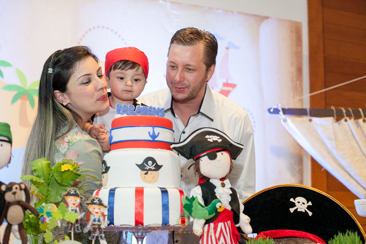 Fotografa de Aniversario de crianca, infantil Matheus – 1 ano, tema de pirata infantil 