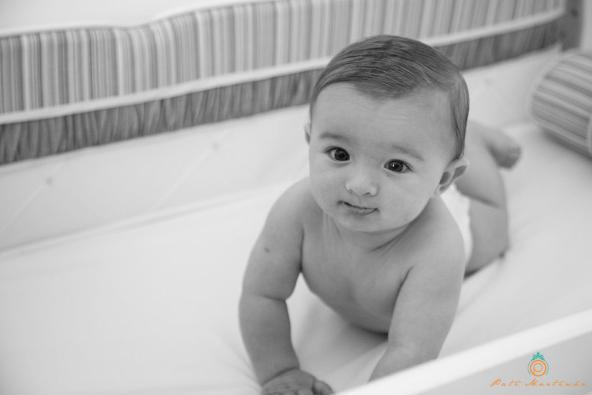 Fotos de acompanhamento de bebe, Daniel – 6 meses