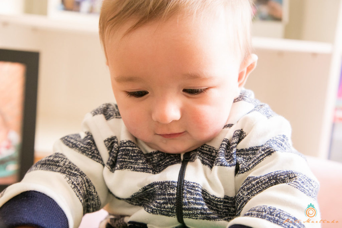 Fotos de acompanhamento de bebe, Daniel – 6 meses