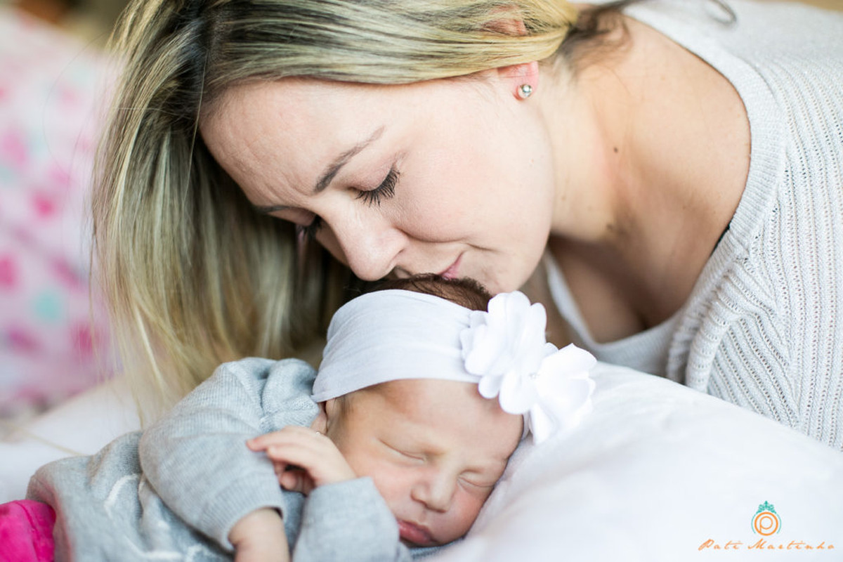 Primeiros dias de vida da Valentina