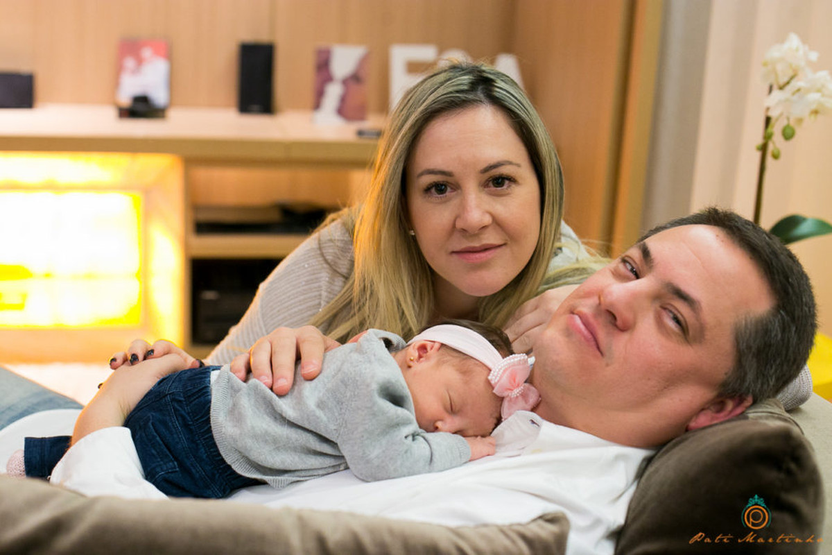 Primeiros dias de vida da Valentina