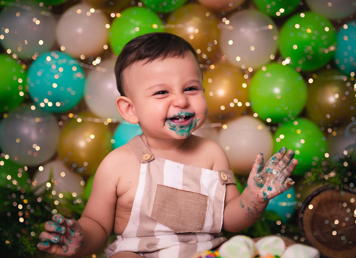 Nyne Costa - Pro Imagem Fotografias - Sinop - Fotografia - Smash - Smash the cake