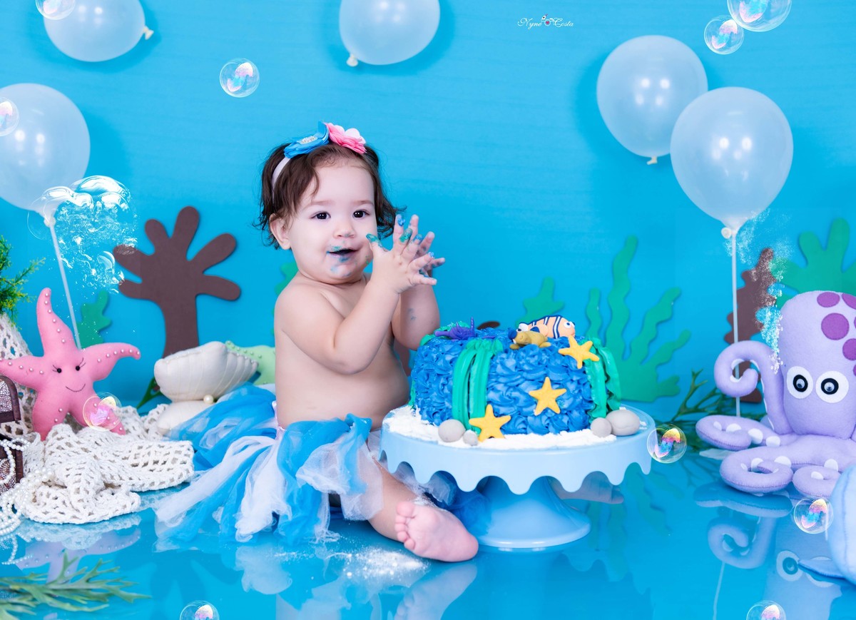 Nyne Costa - Pro Imagem Fotografias - Sinop - Fotografia - Smash - Smash the cake - 1 aninho 