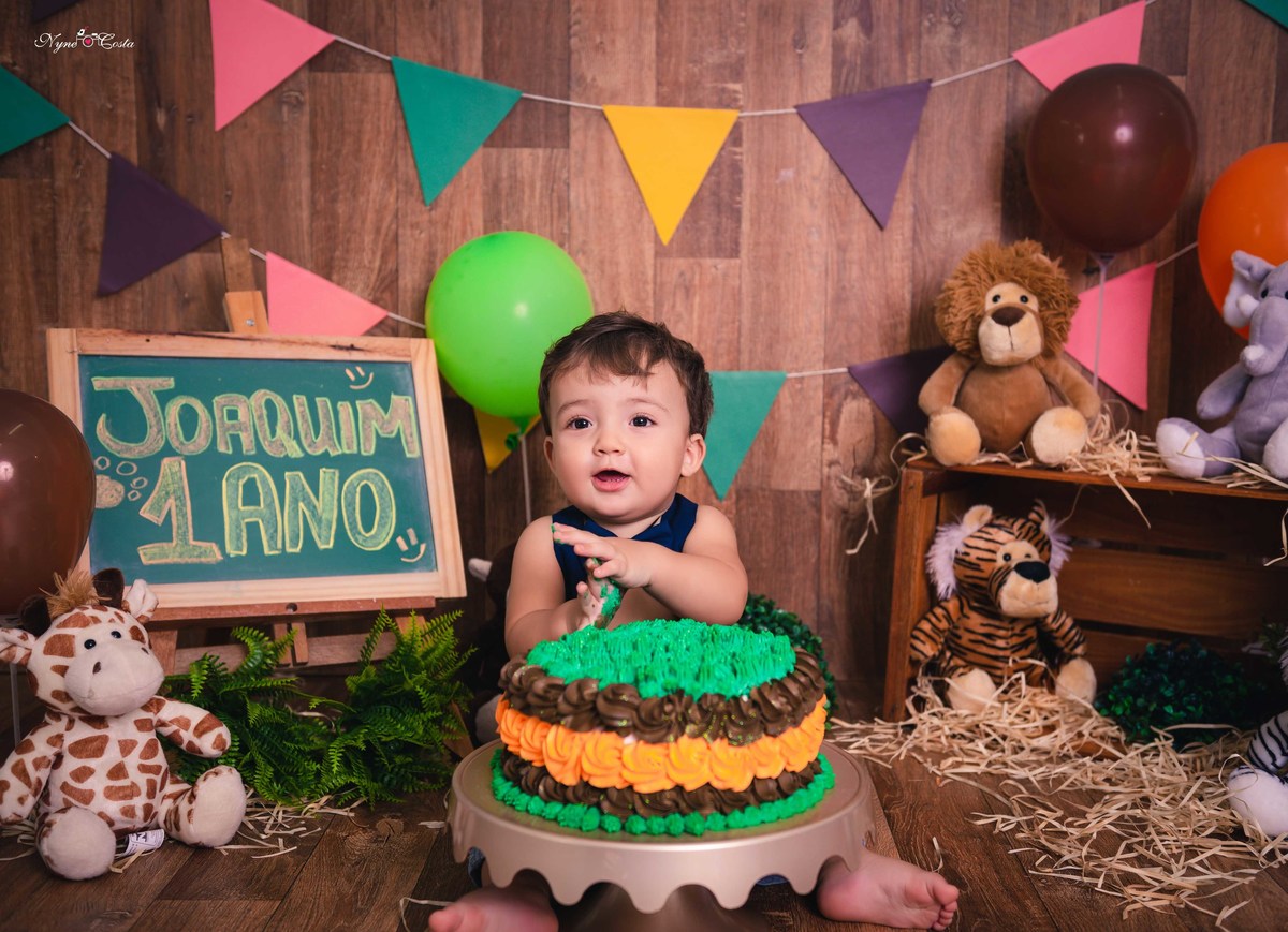 Nyne Costa - Pro Imagem Fotografias - Sinop - Fotografia - Smash - Smash the cake - 1 aninho 