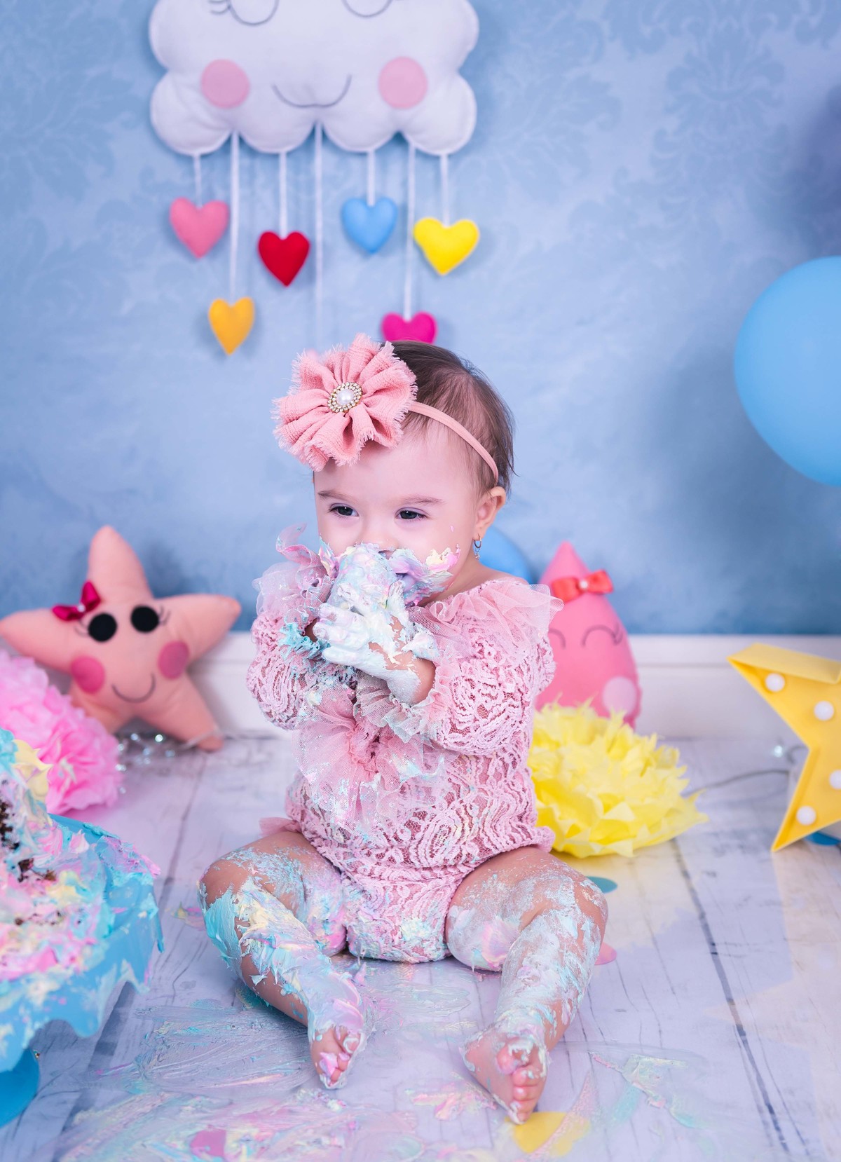 Nyne Costa - Pro Imagem Fotografias - Sinop - Fotografia - Smash - Smash the cake - 1 aninho 