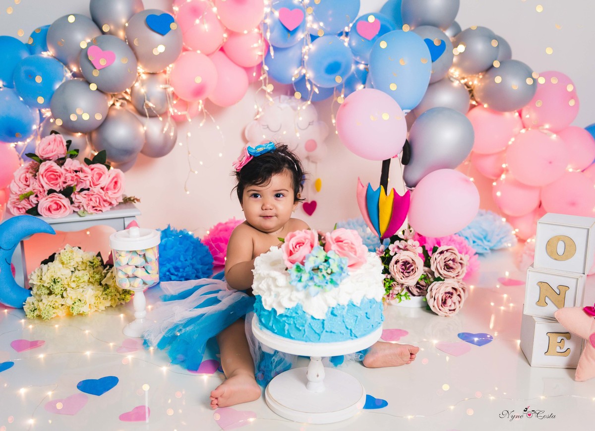 Nyne Costa - Pro Imagem Fotografias - Sinop - Fotografia - Smash - Smash the cake - 1 aninho 