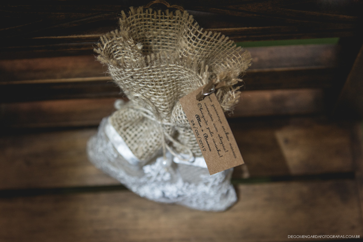 lembrancinha rustica