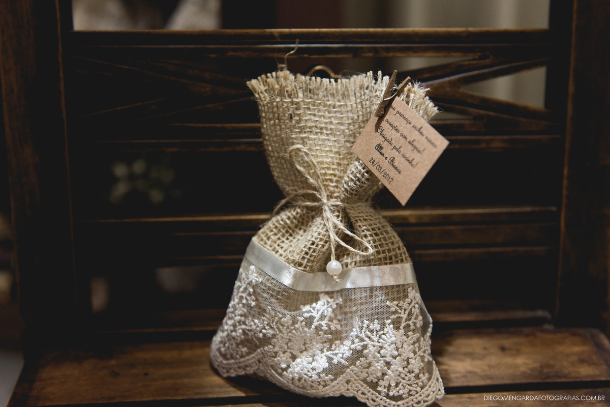 lembrancinha rustica