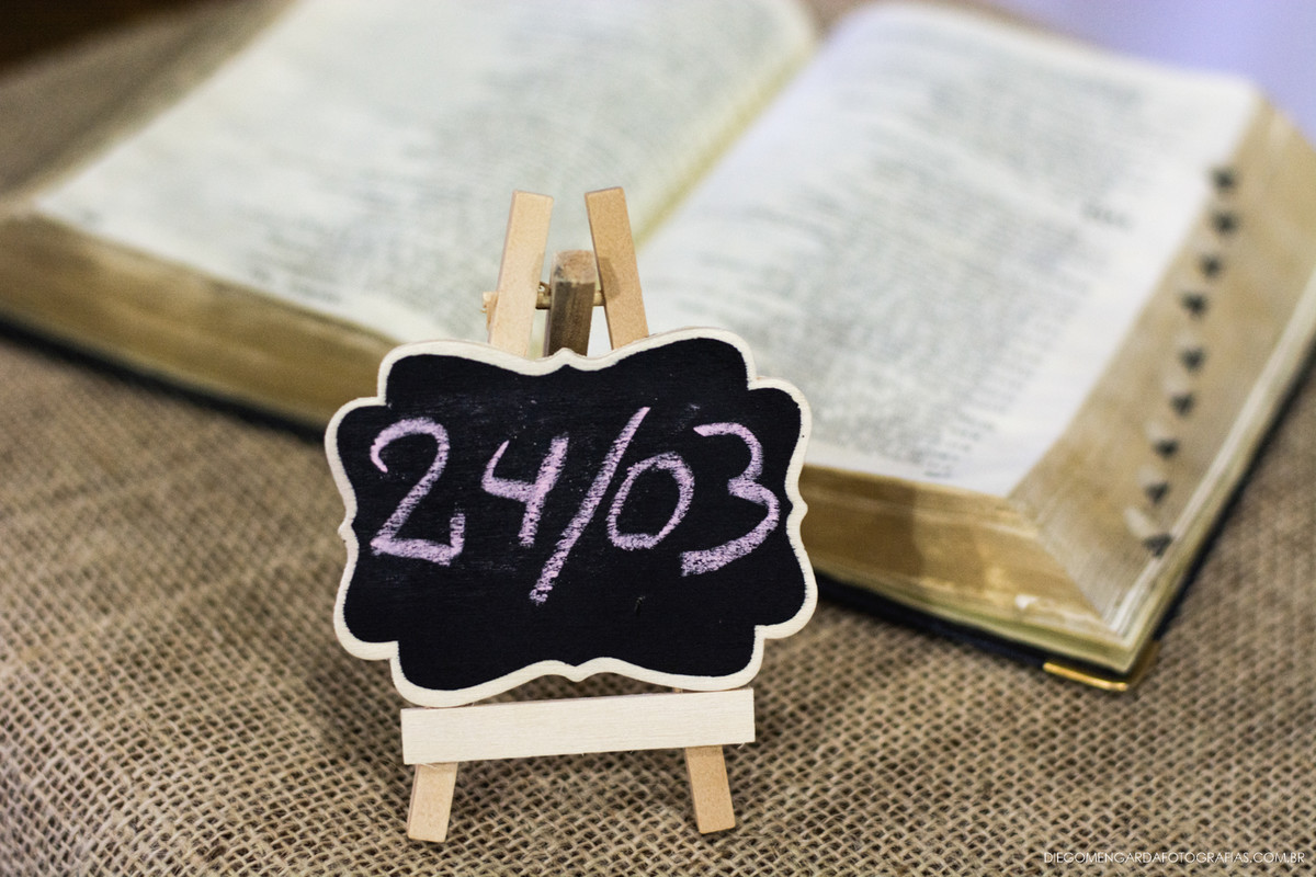 lousa para casamento