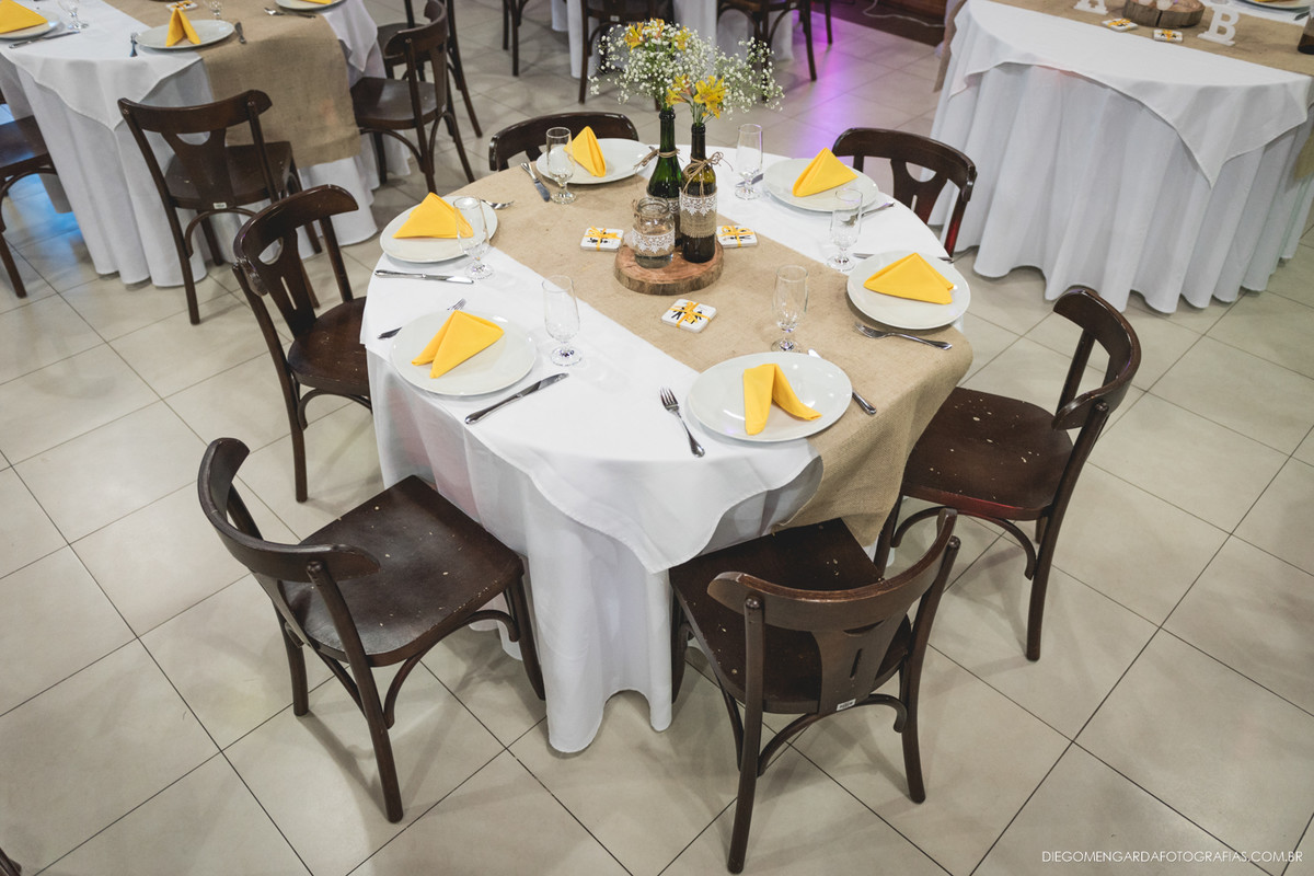 Mesa convidados casamento