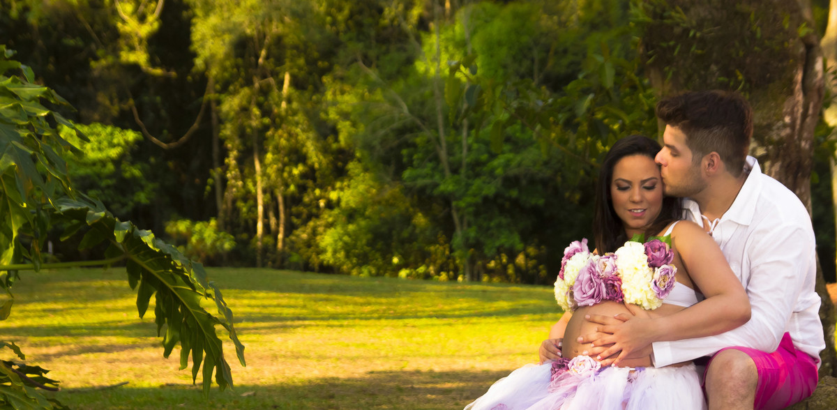 Fotos de Gestante em fazenda
