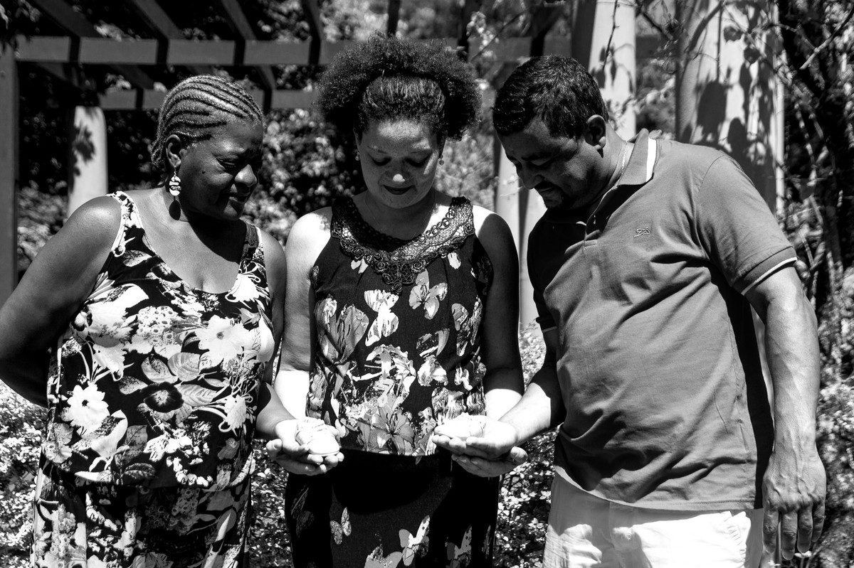 Sapatinho de bebe ensaio gestante