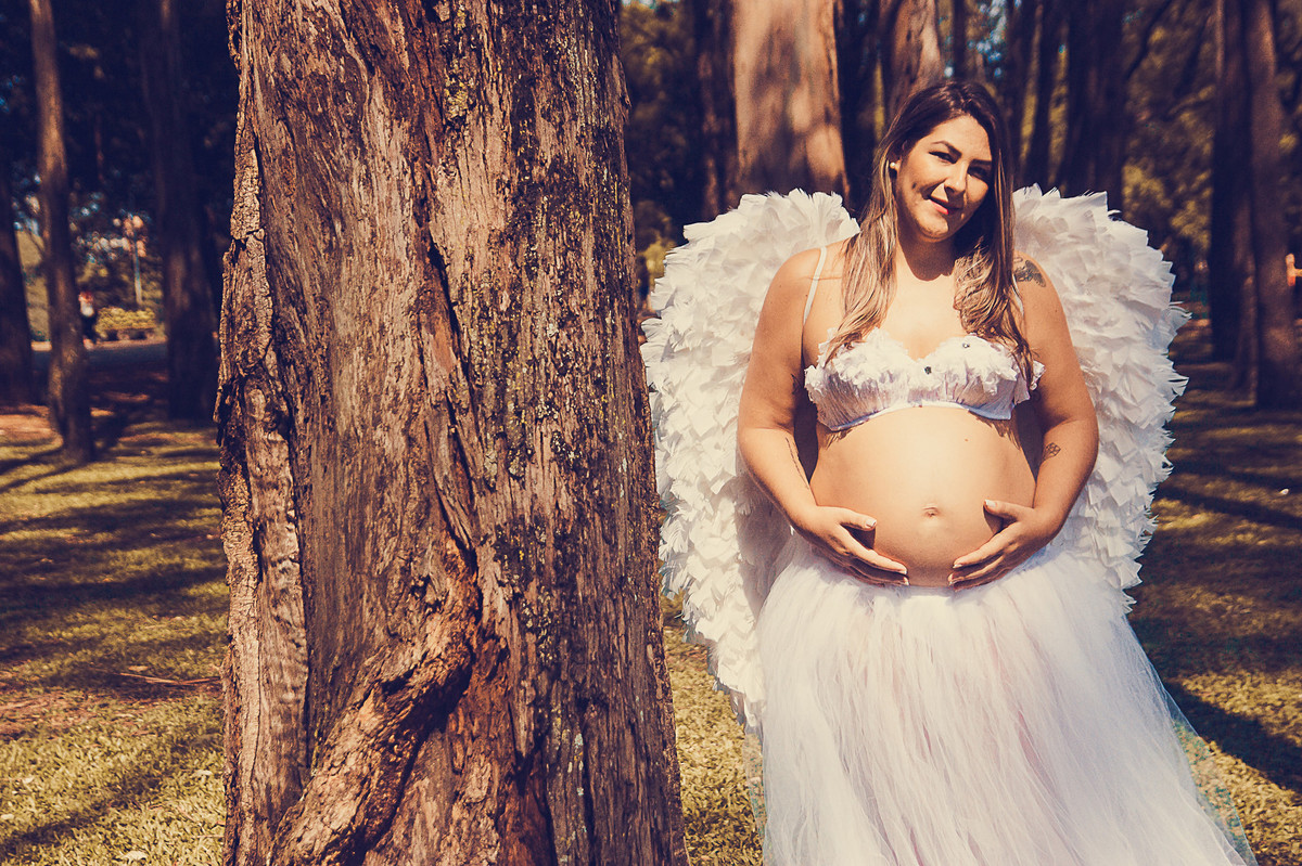 Ensaio gestante Anjo