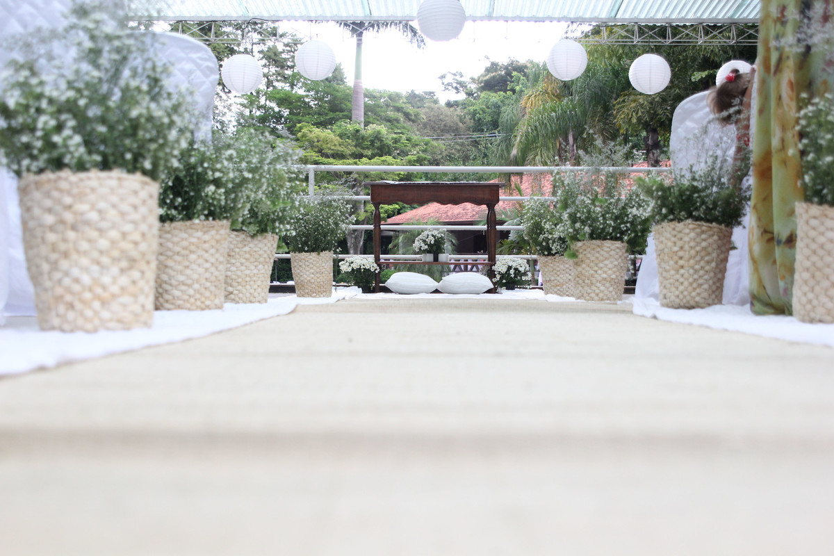 Casamento ao ar livre