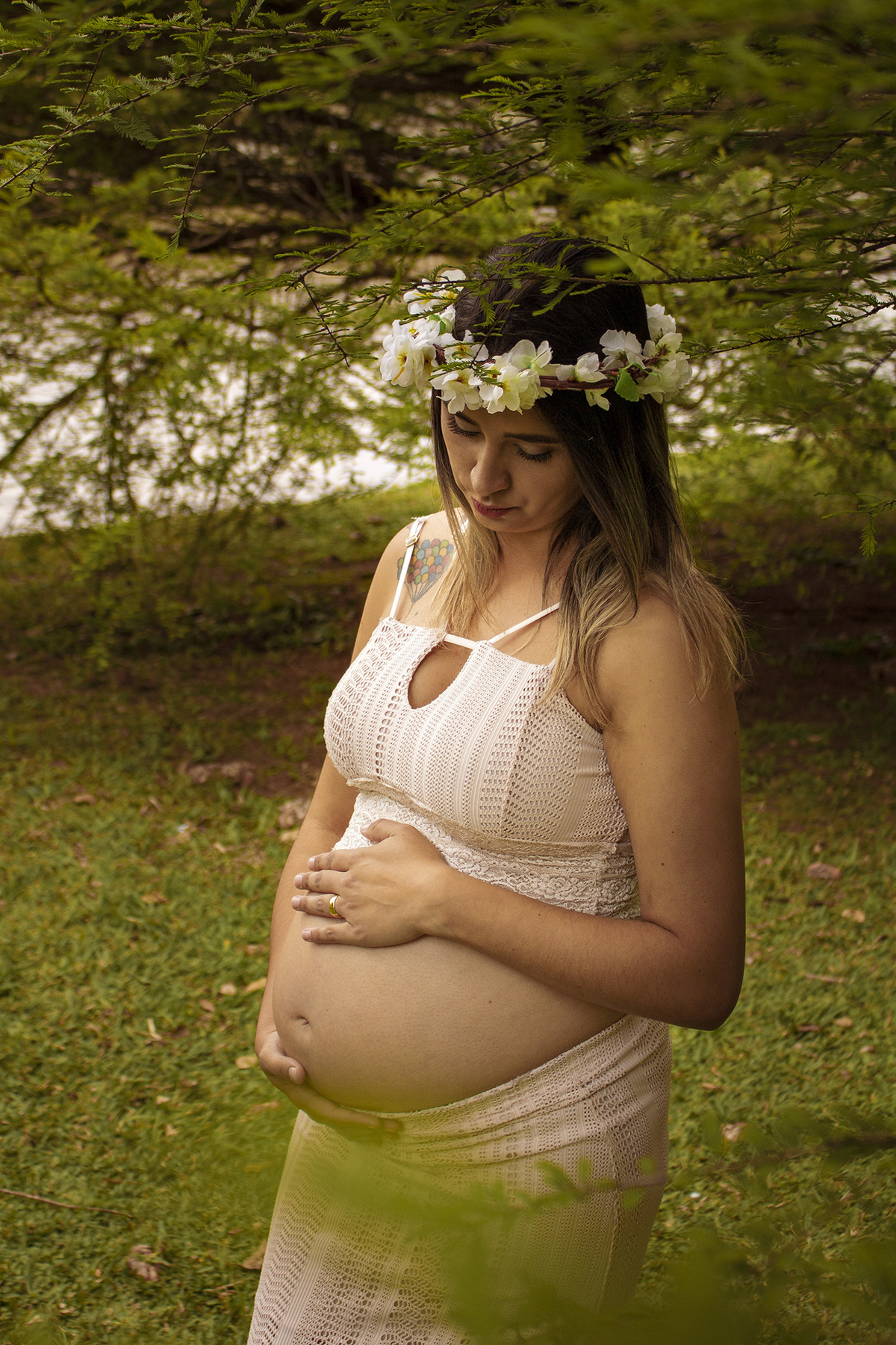 Ensaio Casal Gestante natureza Curitiba 