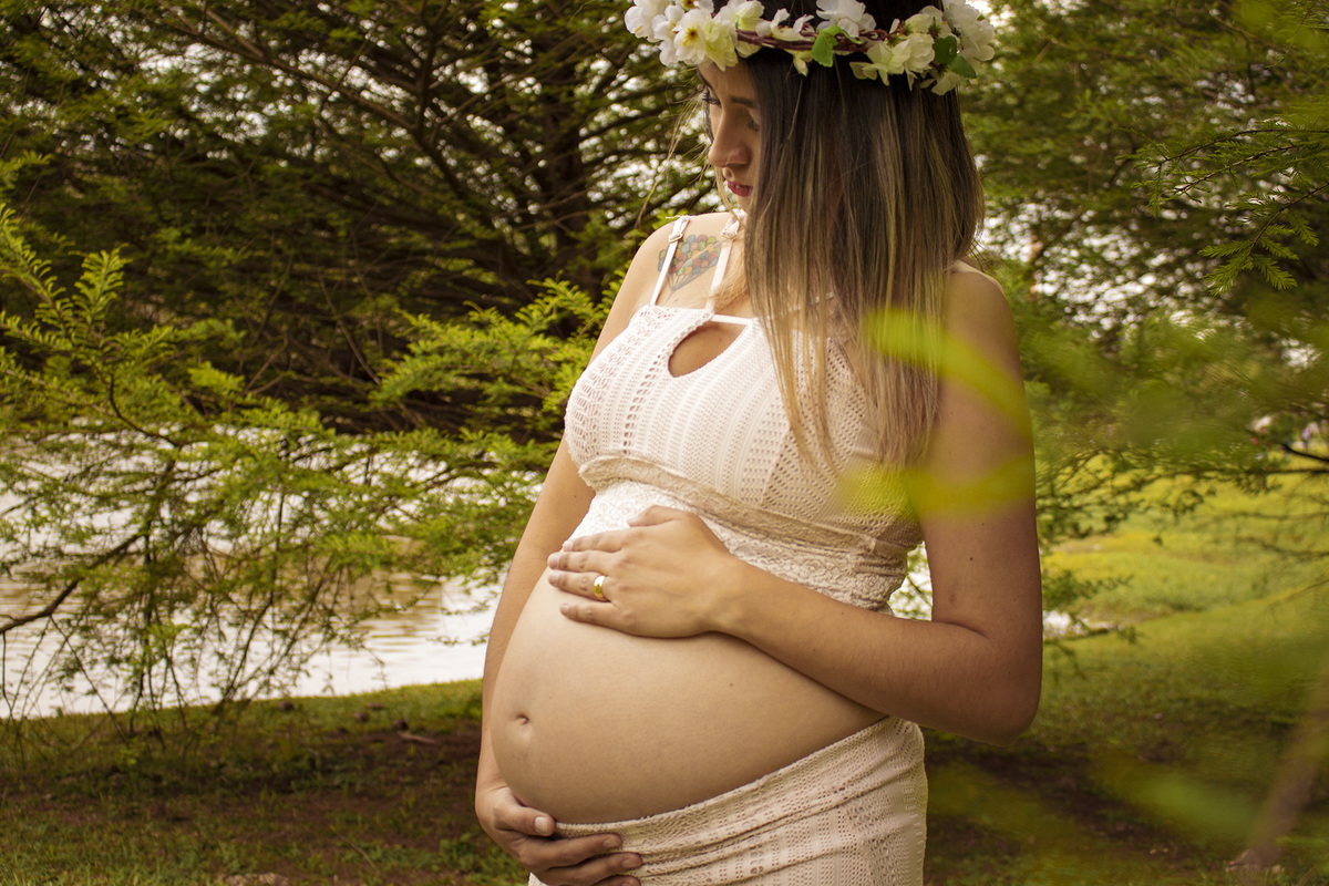 Ensaio Casal Gestante natureza Curitiba 