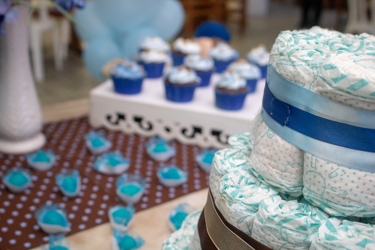 Decoração de Chá de Bebê de menino em Curitiba