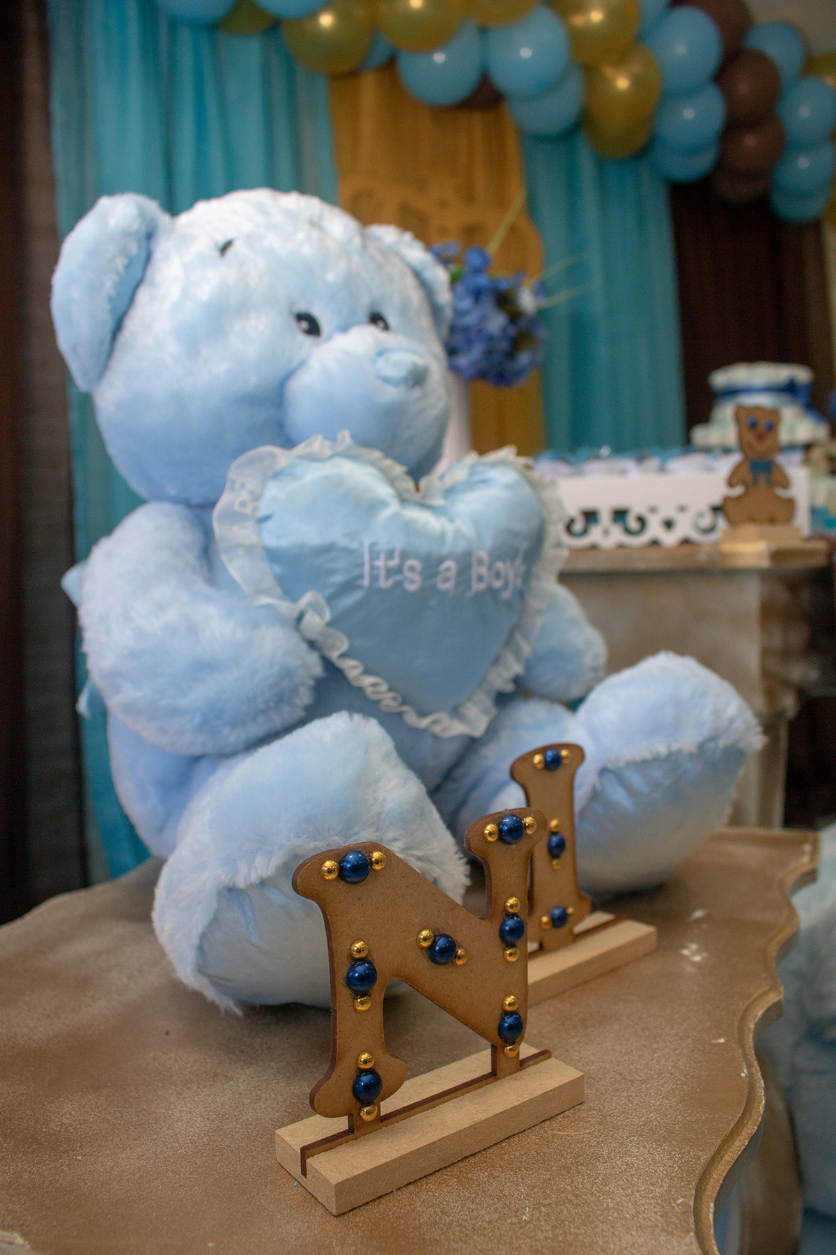 Decoração de Chá de Bebê de menino em Curitiba