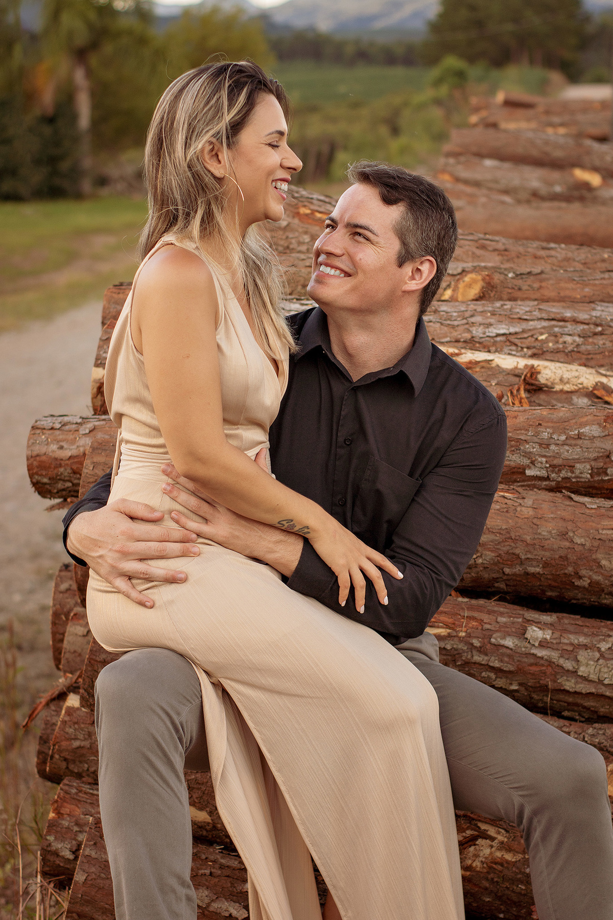 Ensaio pré-casamento no campo Mallet-PR