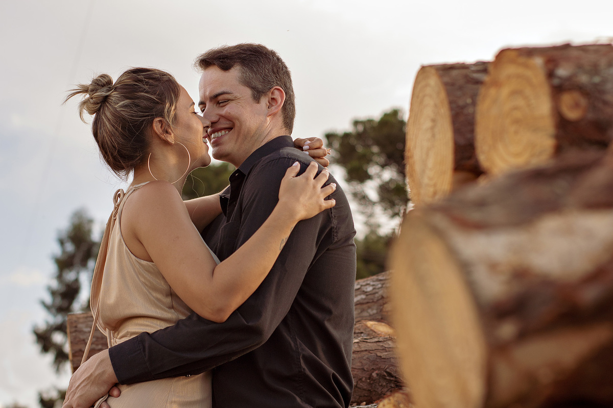 Ensaio pré-casamento no campo Mallet-PR
