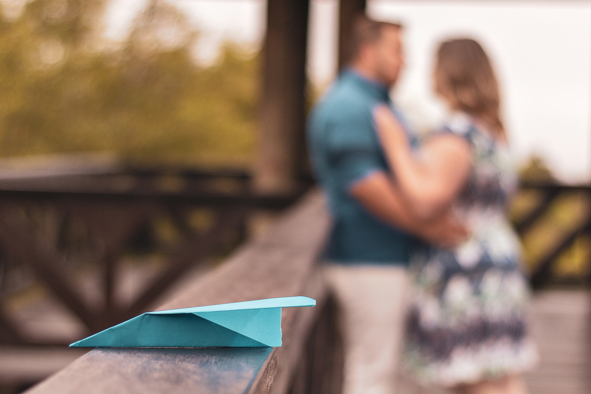 Ensaio Casal com avião Curitiba-PR