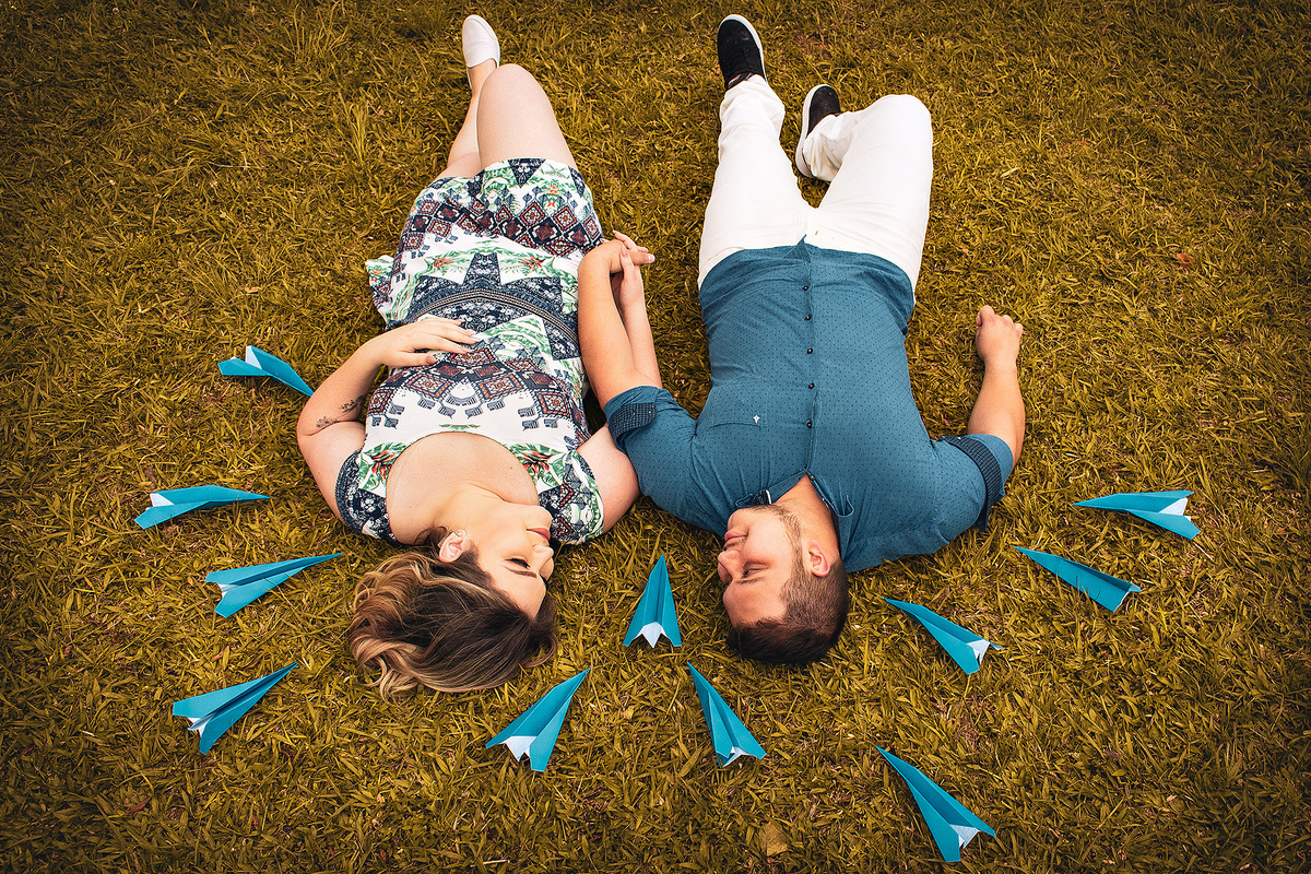 Ensaio Casal com avião Curitiba-PR