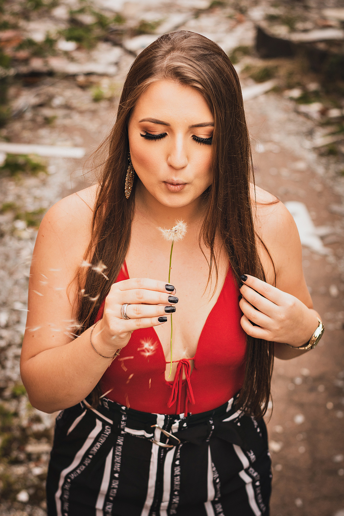 Ensaio Feminino fábrica abandonada Curitiba-PR