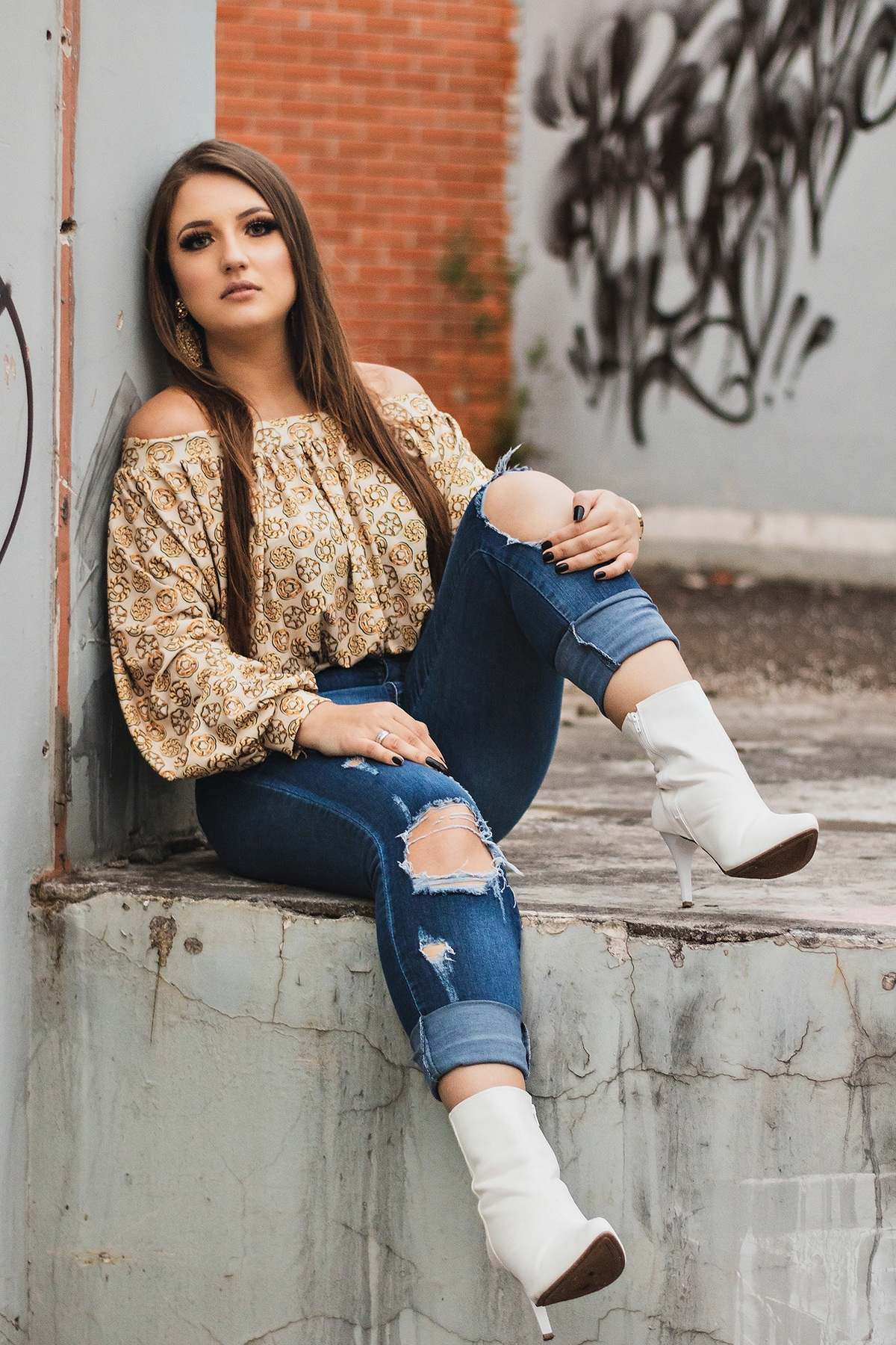 Ensaio Feminino fábrica abandonada Curitiba-PR