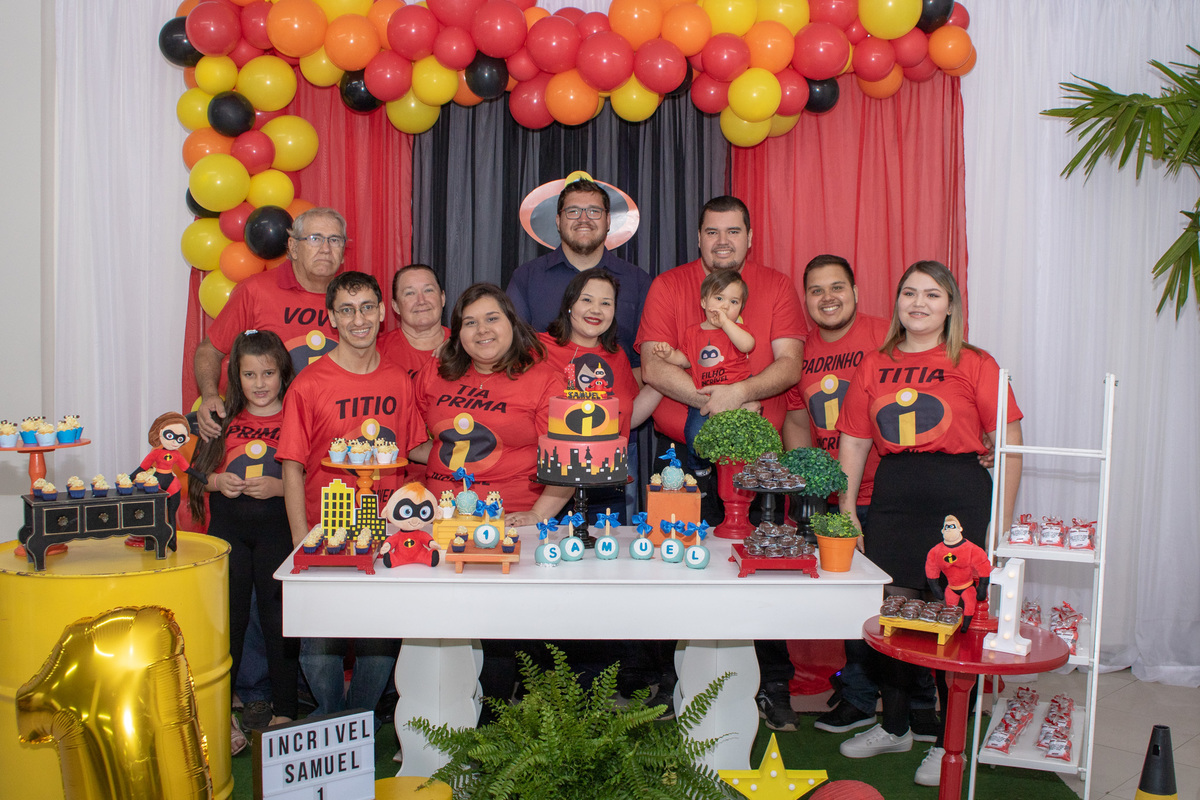 Festa Infantil Os Incíveis Curitiba-PR