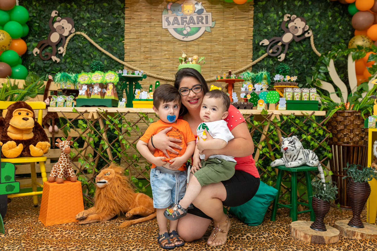 Aniversário Infantil Safari 1 ano Curitiba-PR