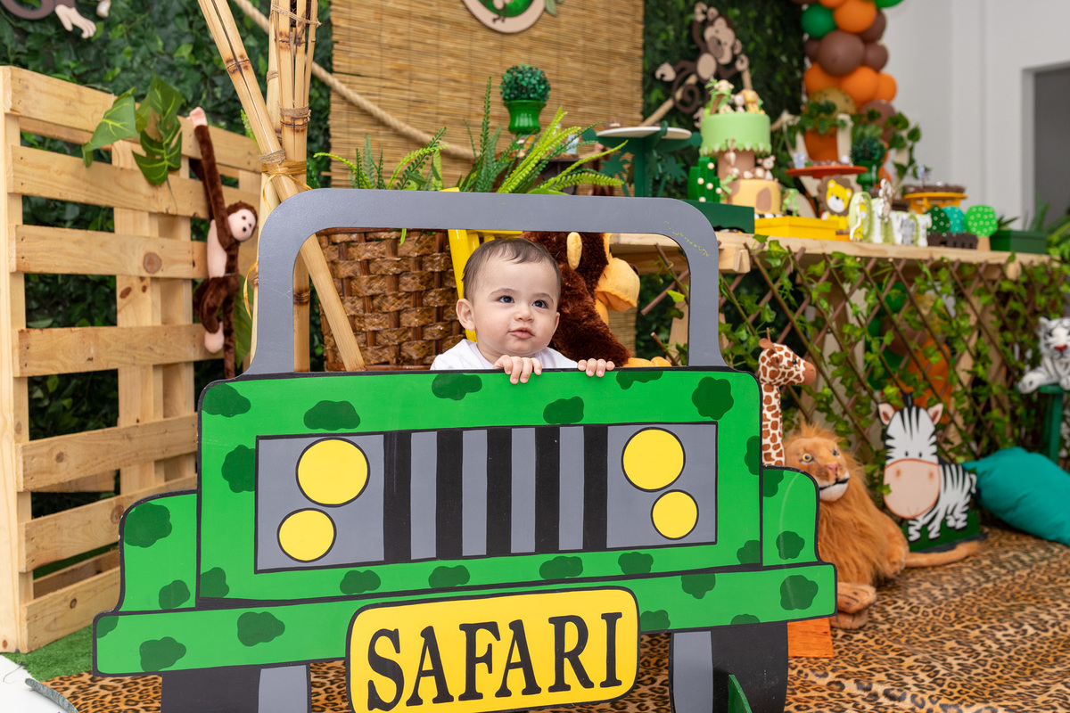 Aniversário Infantil Safari 1 ano Curitiba-PR